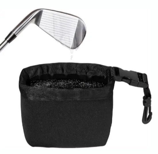 GolfClean Pro Set - Complete Reinigingsset Voor je Golfuitrusting- Golf Accessoires - Golf Handdoek + Golf Borstel - Zwart - Cadeau Set van Golfviking — afbeelding 4