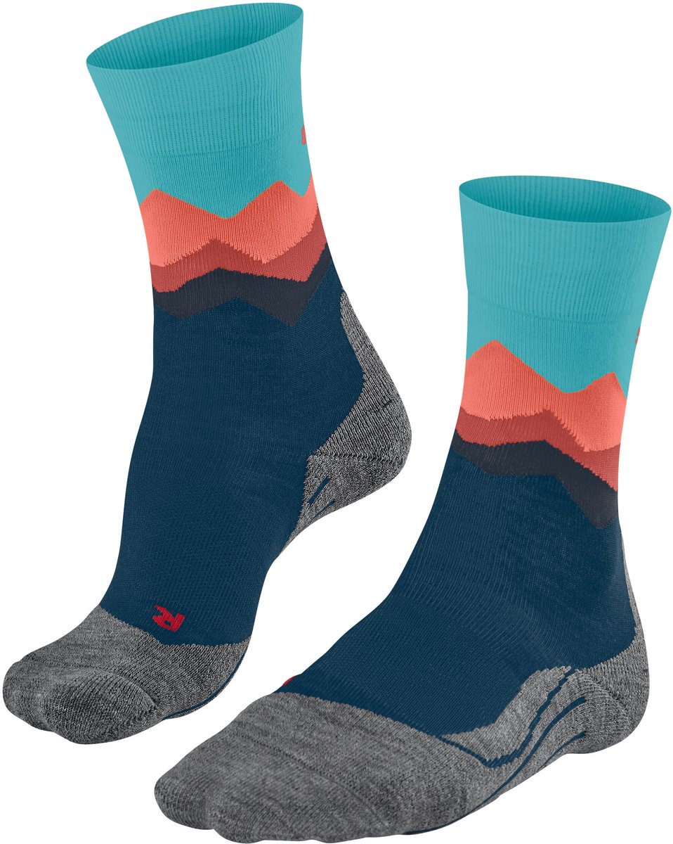 FALKE TK2 Crest Dames Wandel Sok 16194 6206 35-36 Multicolor