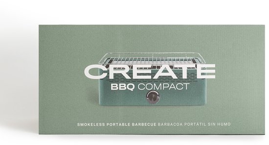 CREATE - Rookarme draagbare houtskoolbarbecue - BBQ COMPACT van CREATE — afbeelding 2