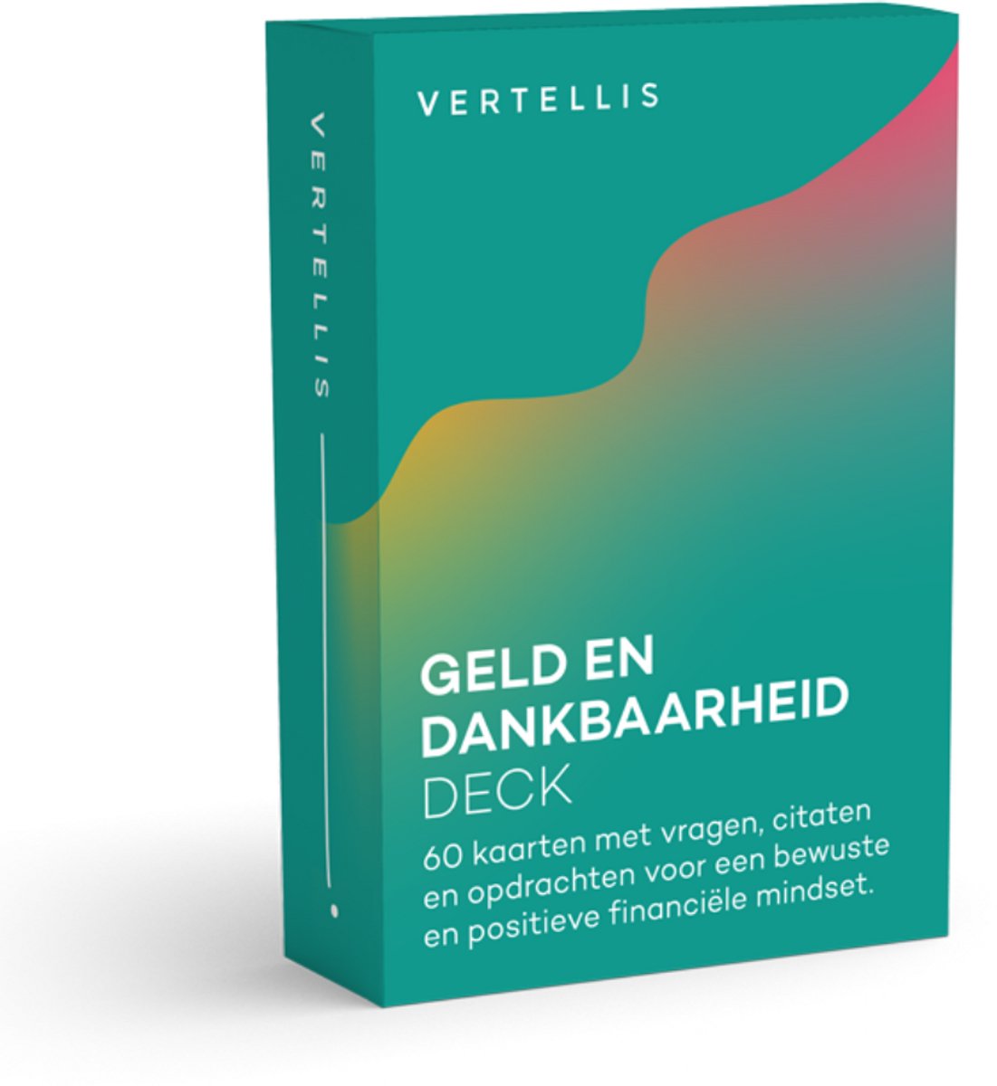 Geld en Dankbaarheid Deck - Vertellis - 60 prikkelende vragen die je helpen een bewustere en positievere kijk op geld te ontwikkelen