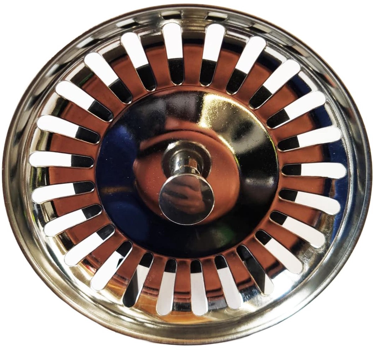 Kuchinox Serie - Zinkenstop voor Afvoer - 80mm - Chroom - Roestvrij