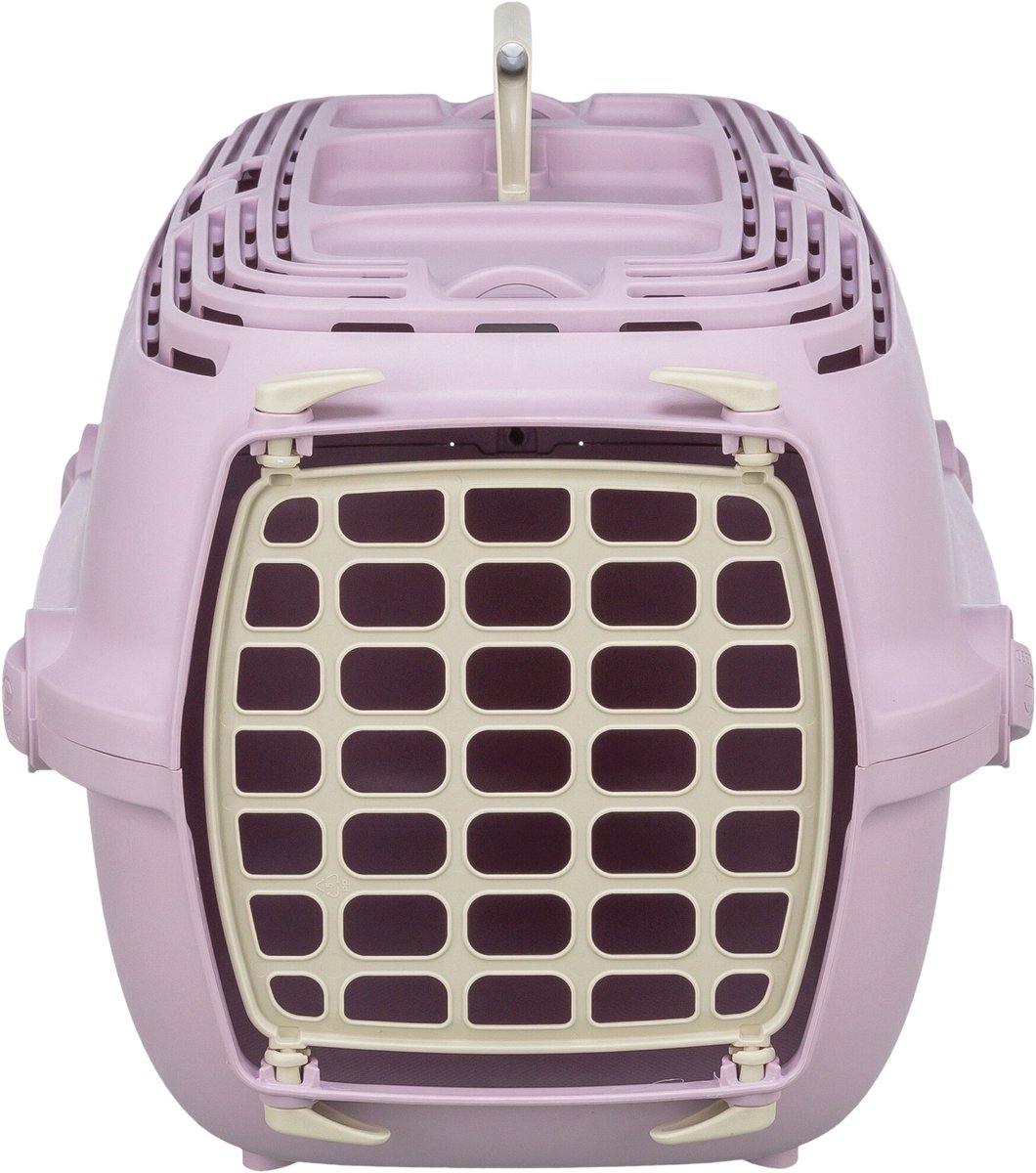 Reismand Trixie - Roze, Geschikt Tot 6 kg - 48x30x32 cm, Handvat en Draaisluiting