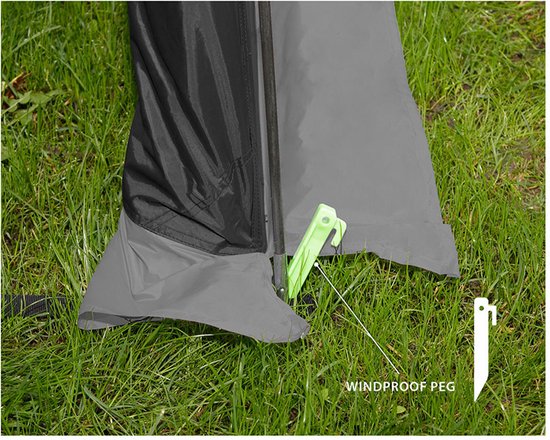 Brunner Cabina II NG - Schuurtent - Douchetent - Omkleedkamer - Kooktent - 140 x 140 x 205cm — afbeelding 2
