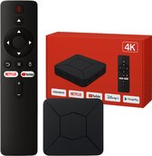 Bol.com BMN® Android TV Box 4K Chromecast Streaming Box met Google assistant - Werkt gegarandeerd met Netflix YouTube Disney+ Zi... aanbieding