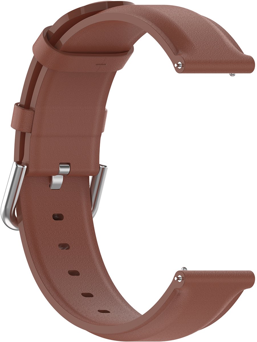 Horlogebandje echt leer Geschik voor Samsung Galaxy Watch 3 45mm/Gear S3 Classic