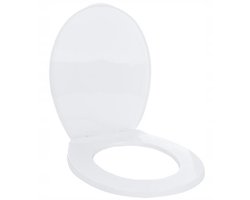 Bisk Formic - Universele Toiletbril - Wit - Polipropyleen - Easy Clean
