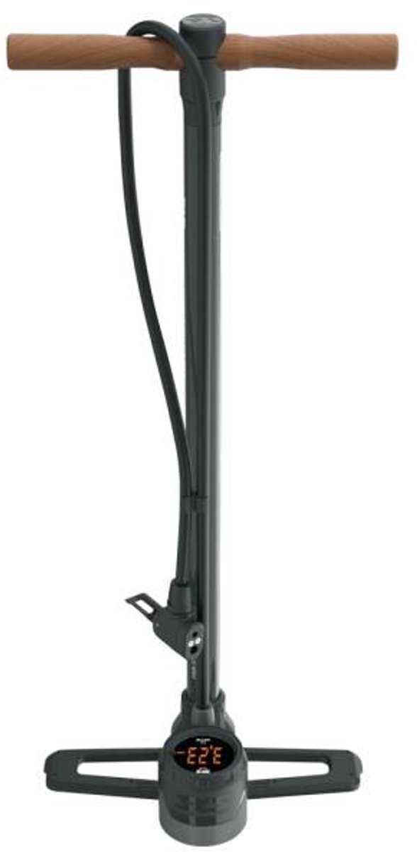 SKS Rennkompressor NXT Digi Vloerpomp Staal Incl. Manometer