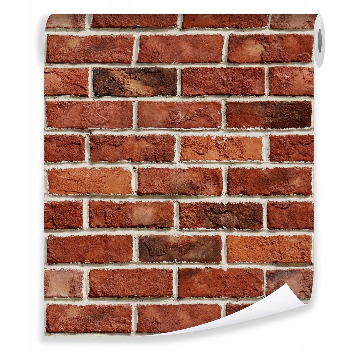 WALLARENA - Behang - Breedte 50 cm - 3D Baksteen Effect - Geschikt voor woonkamers, slaapkamers en hallen - 10m