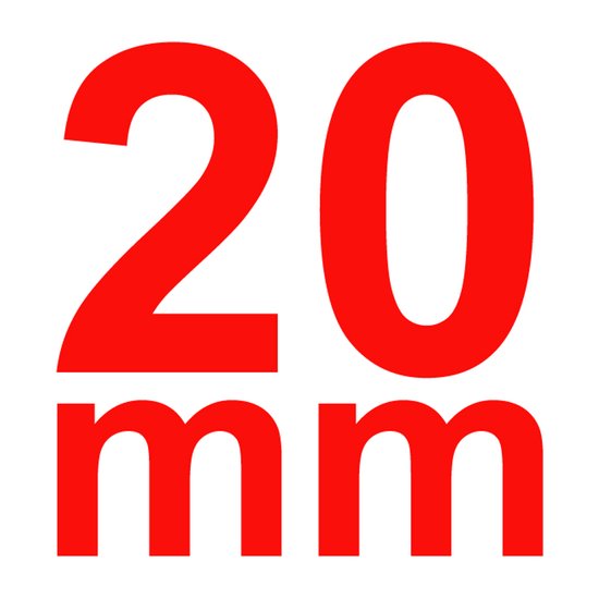 Bracelet de montre Cuir de veau Marron 20mm