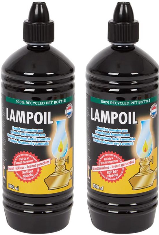 2x huile de lampe / huile de torche -2 x 1 litre