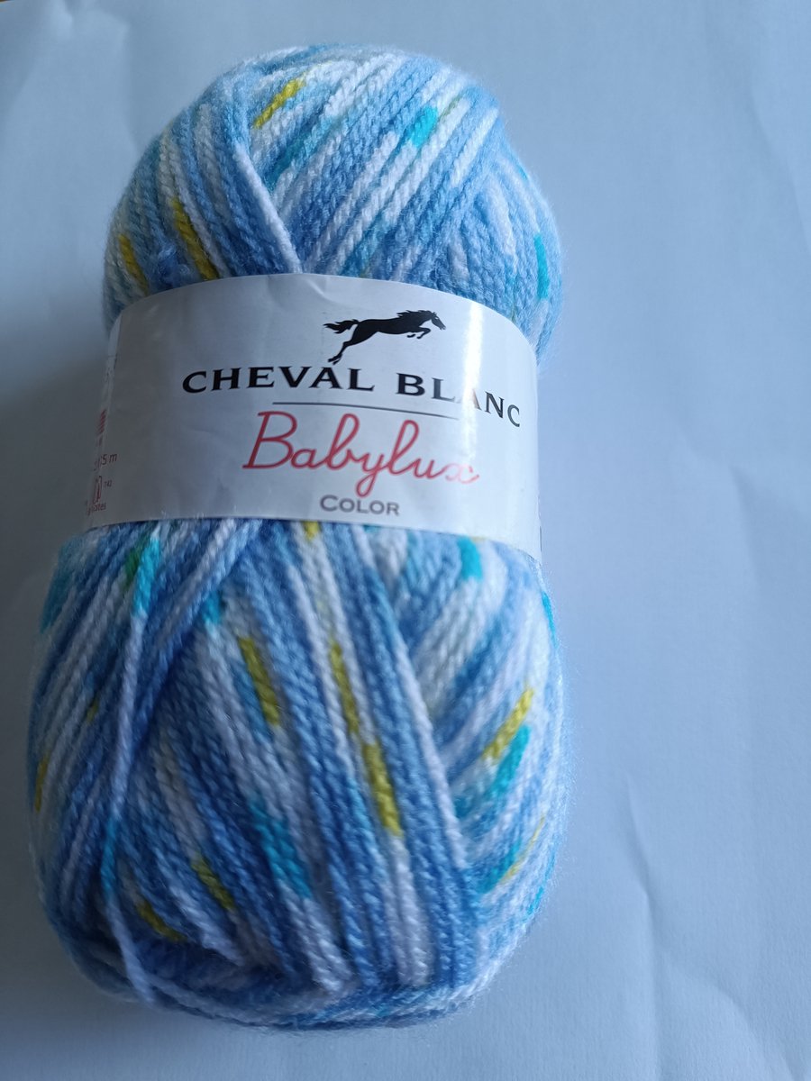 5 bollen Babylux color dun acrylgaren mix kleur 101 - 50 grams met 165 meter