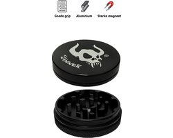 Premium Grinder - Metaal Aluminium - Kruiden Vermaler - Crusher - Met Sterke Magneet - Lange Levensduur - Ø 4cm