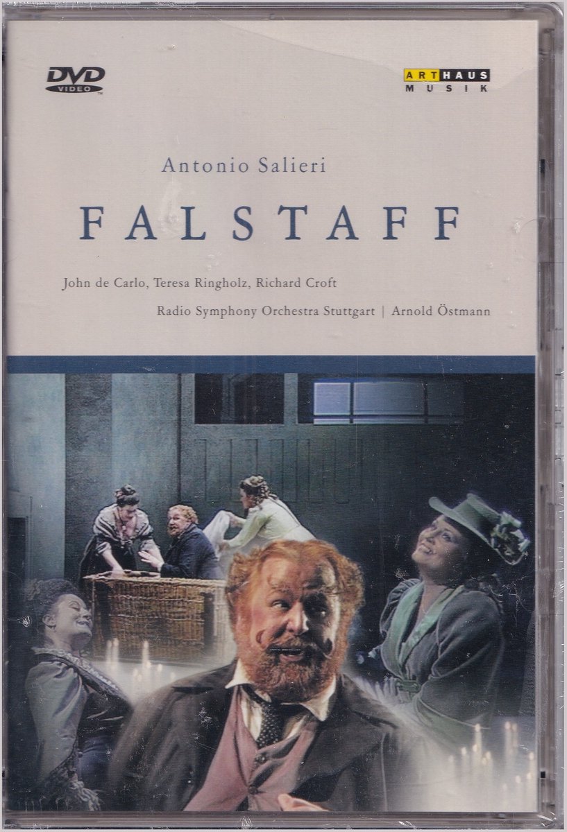 DVD Falstaff - Antoni Salieri - Choir of Theatre im Pfalzbau Ludwigshafen en Radio Symphony Orchestra Stuttgart o.l.v. Arnold Östman