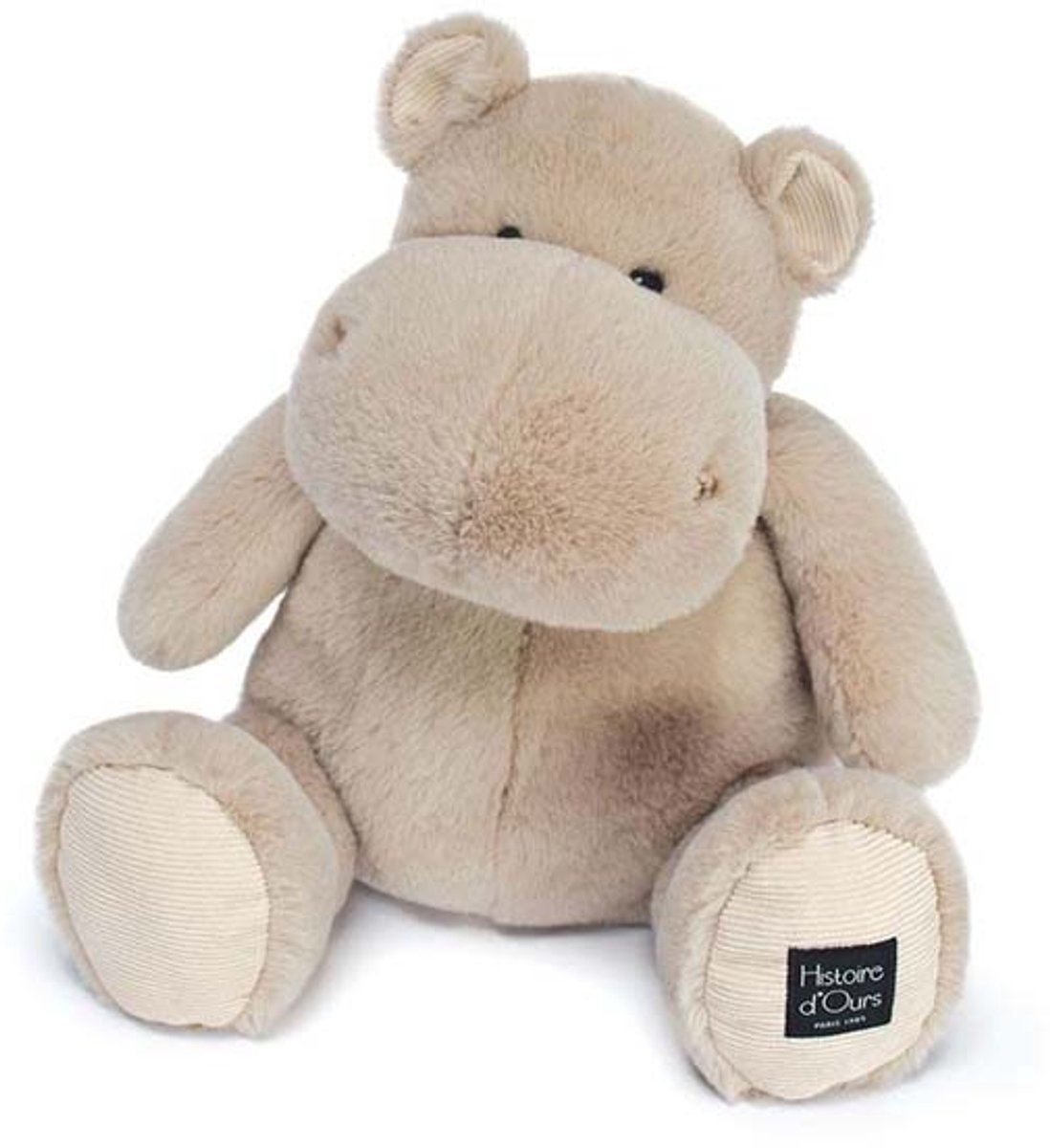 Pluche Hippo Beige (40cm)