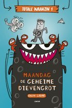 Totale waanzin 1 - Maandag: de geheime dievengrot - Leesboek - Kinderboek - 7 tot 10 jaar - Bizar Boek - Ralph Lazar