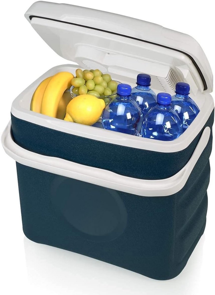 Lexium Koelbox - Draagbare koelbox voor camping en strand - Koelbox zonder stroom - Ideaal voor picknick, auto of boot - Houdt eten en drinken koel - Lichtgewicht en stevig - Met handvat en deksel - Perfect voor outdoor activiteiten, roadtrips en fes