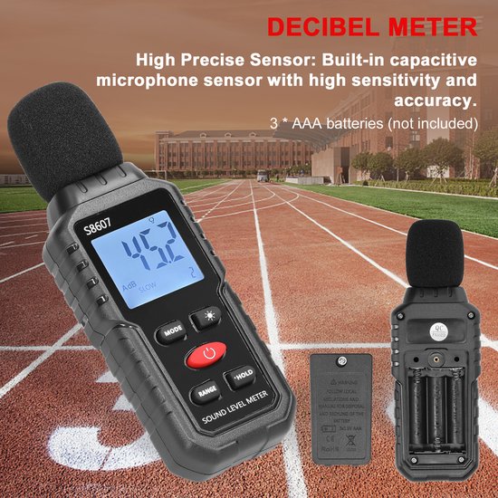 Decibelmeter - Geluidsmeter - dB Meter - Geluidsniveaumeter ...