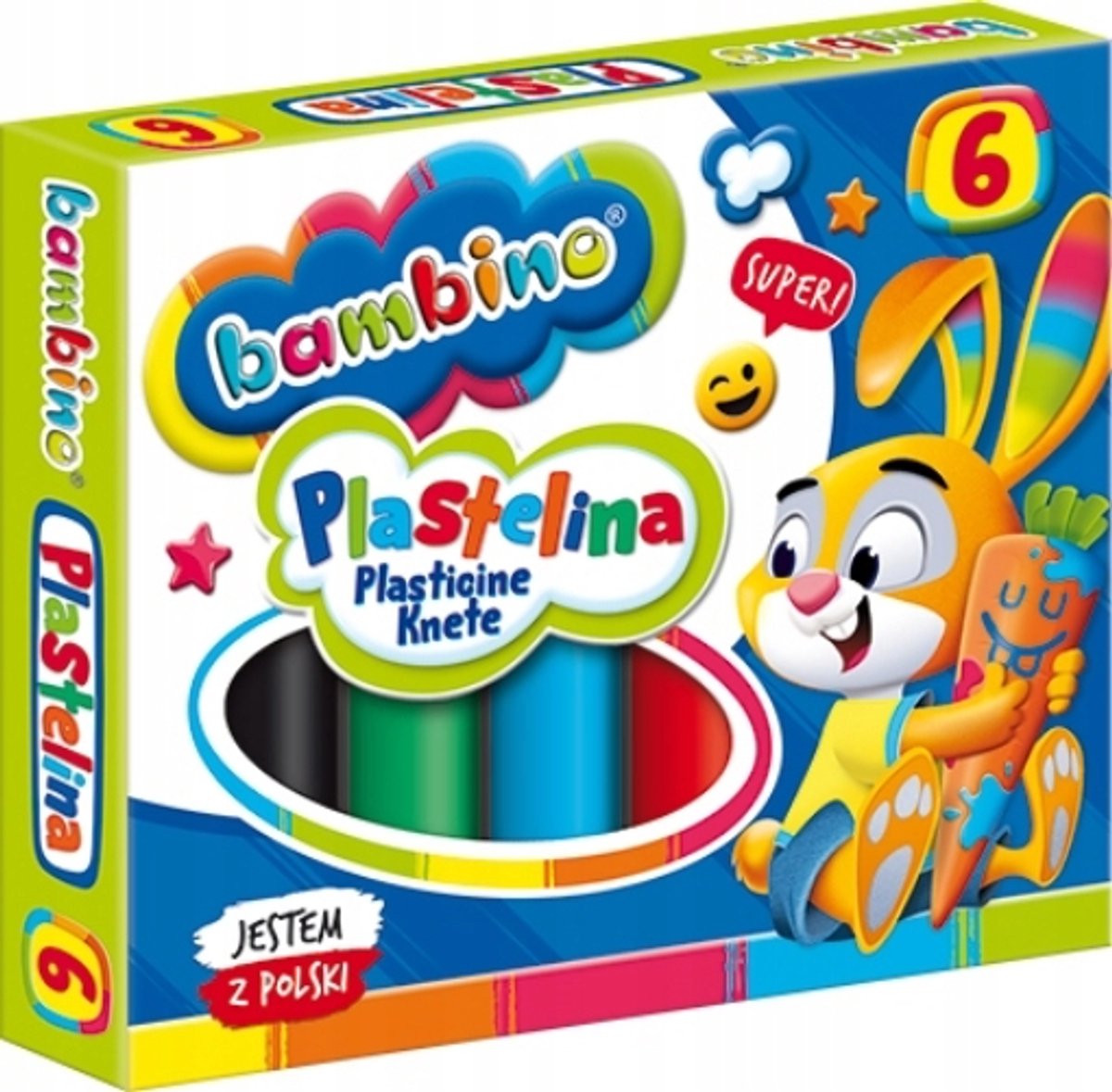 Bambino Serie - Zachte Boetseerklei - 6 Kleuren - Elastaan - Veilige Creaties