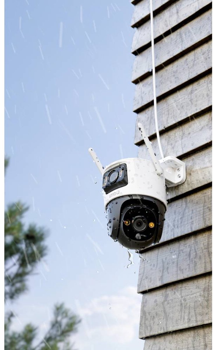 Imou Cruiser Dual 6MP - Beveiligingscamera Voor Buiten - Wit - Camera Met Dubbele Lens (2 x 3MP) - 360° Dekking - Accurate Persoons- En Voertuigdetectie - Met Kleurennachtzicht - Sirene - IP66 Weerbestendig – foto 4