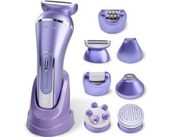 Qualiz® 7-in-1 Ladyshaves voor Vrouwen - Epilator - Waterdicht - Epileerapparaat Dames - Trimmer Scheerapparaat Vrouw Intiem - Bikinitrimmer - Oplaadbaar