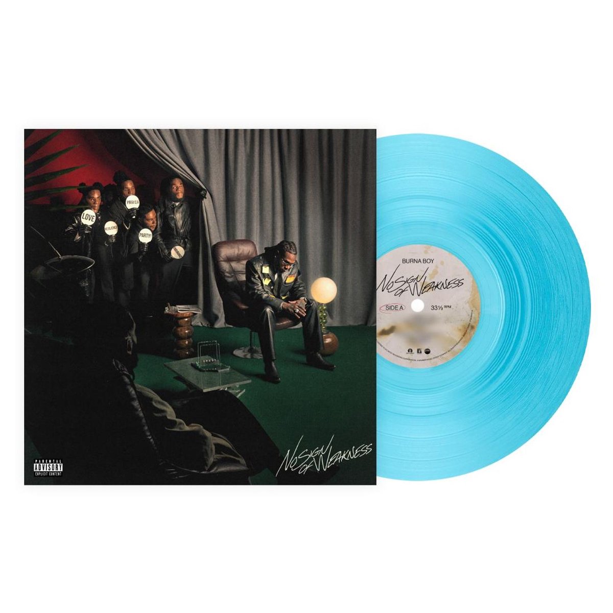 Burna Boy - No Sign of Weakness (Blue Vinyl)