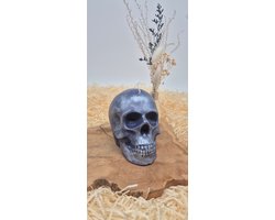XXL Skull kaars - Kaars decoratie - Cadeau - Geschenk - Figuurkaars - Geschenk - Cadeau - Halloween kaars - Skull - Decoratie