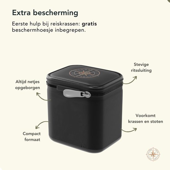 GlobeTrek® Reisstekker - Wereldstekkers - Fast Charging - Universele Wereldstekker - USB-C USB-A snel laadpoorten - 170+ landen: Engeland (UK), Amerika (USA), Australië, Japan, Zuid Amerika, Azië, Thailand, Afrika, Europa - Snellader - Reisadapter