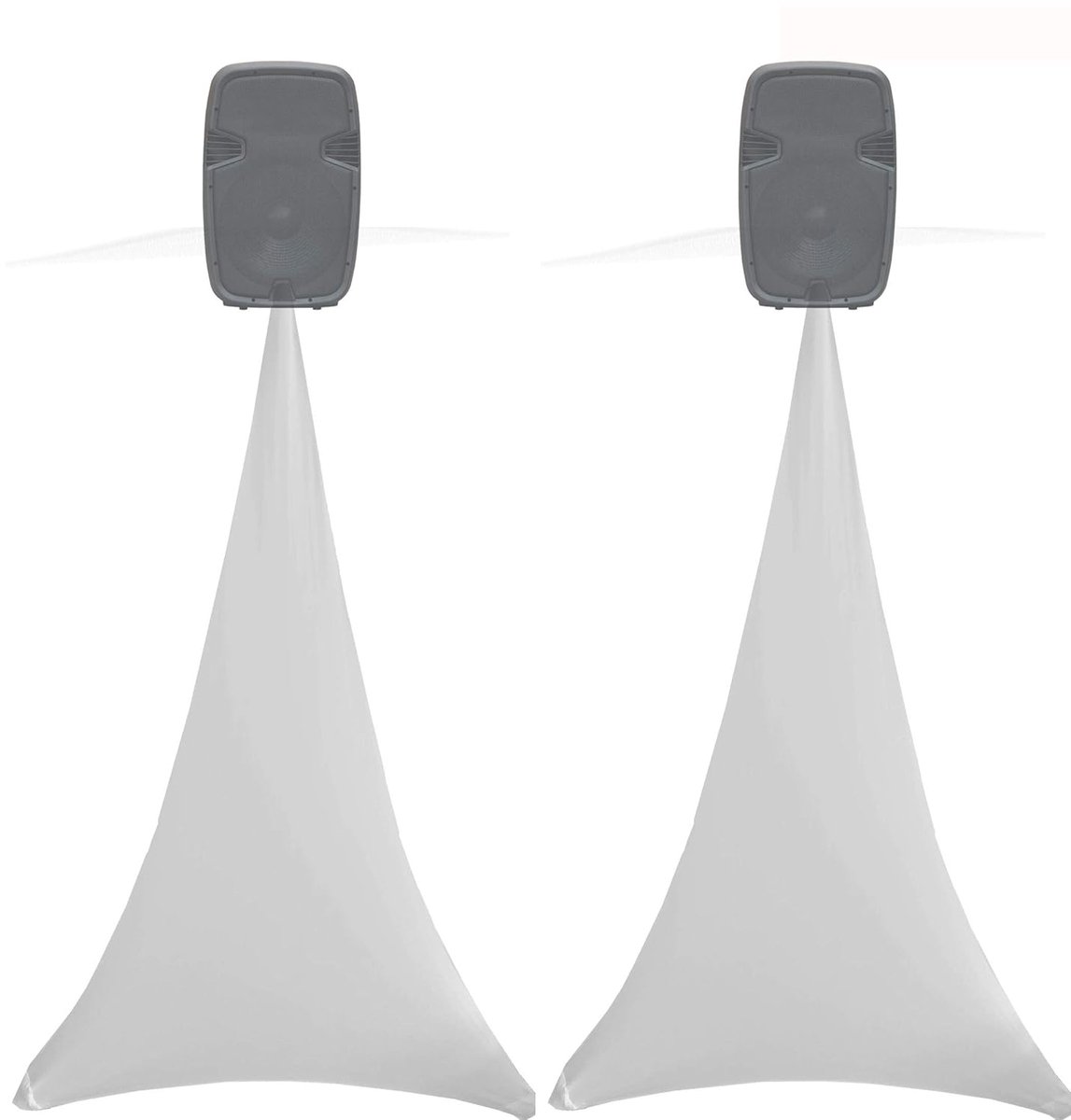 SINGLE sided speaker stand scrims - 10 kleuren - 80% poly 20% elastaan - 120-180 cm