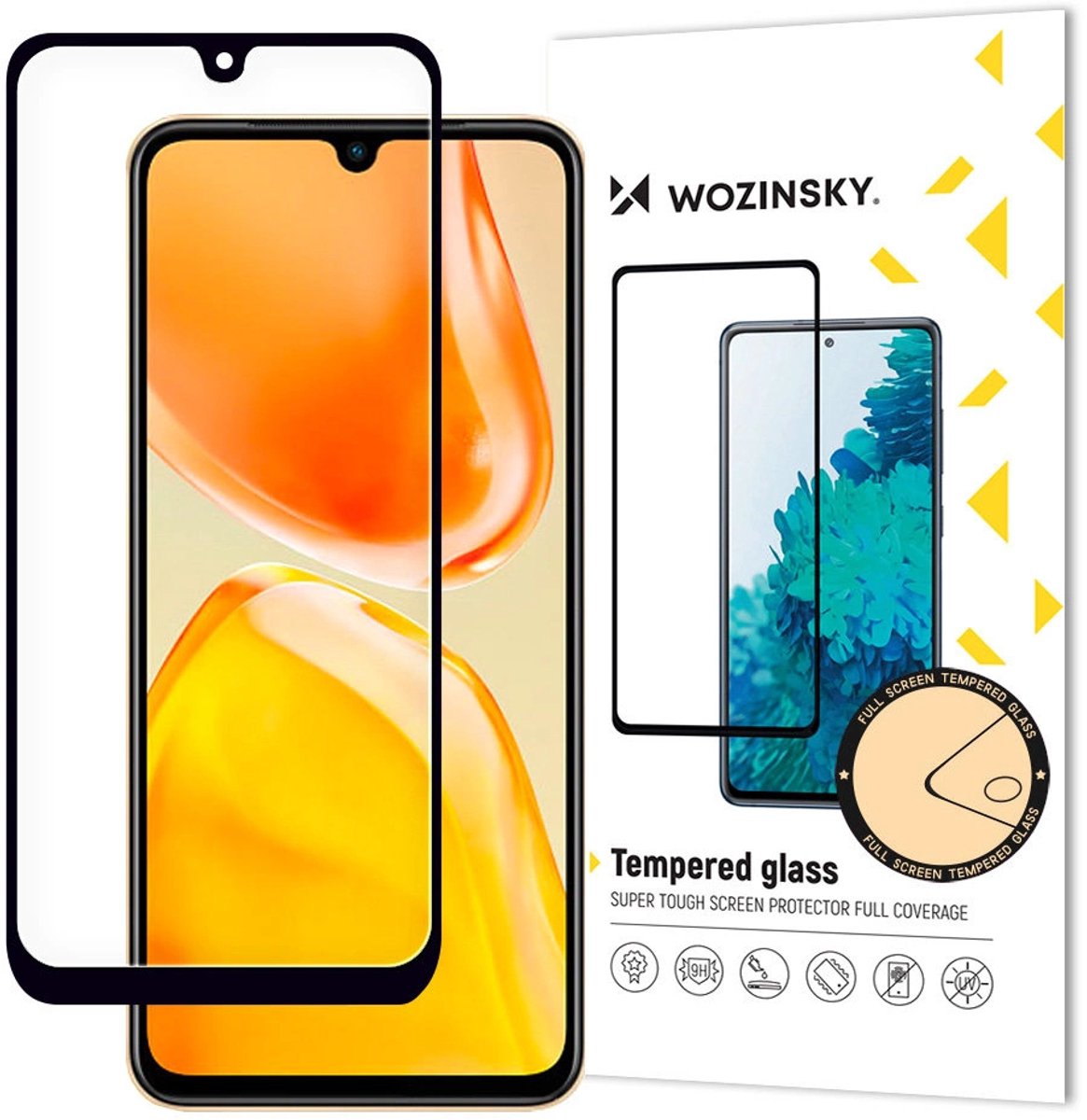 Wozinsky Gehard Glas Volledige Lijm Voor Huawei Nova Y90 Volledig Scherm Met Frame