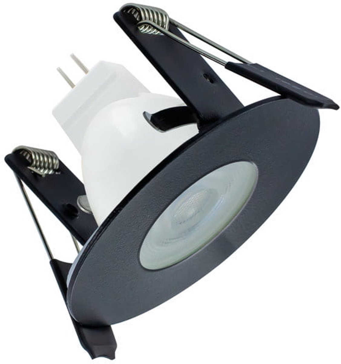 OutledTL Hola Mini GU10 armatuur - mat zwart - 1 stuk - waterdicht IP65 en dimbaar