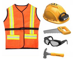 GEREEDSCHAPSSET MET LICHT (PVC ZAK)