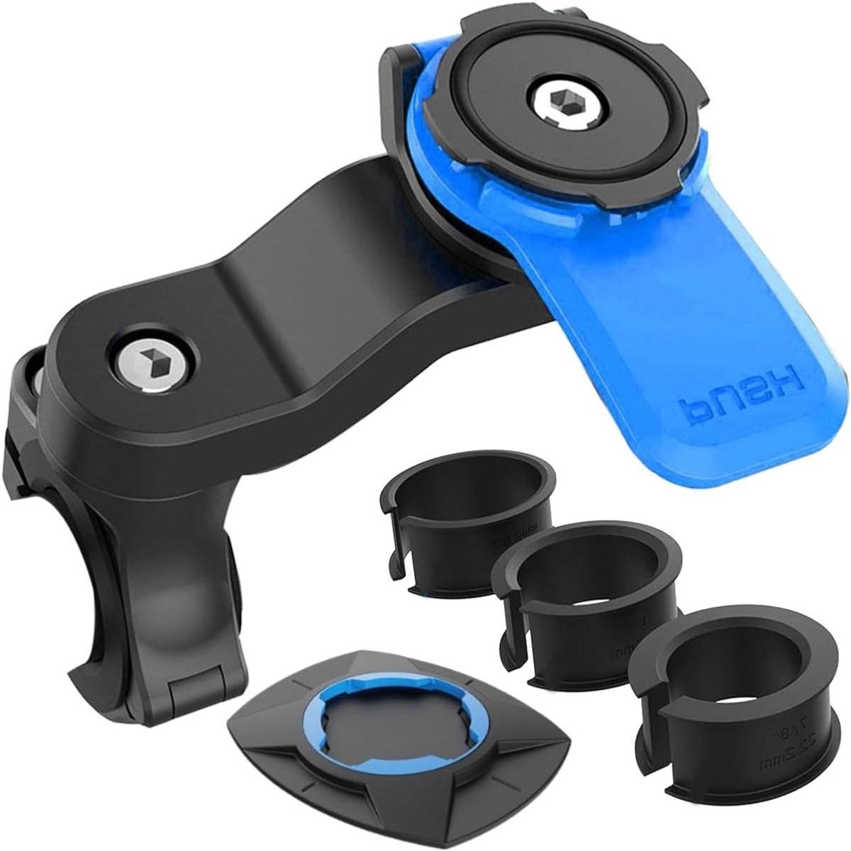 JGS Premium - Universele Motorfietsstuurhouder voor Mobiele Telefoon - Fiets en Motor - Afneembaar - 360 Graden Draaibaar