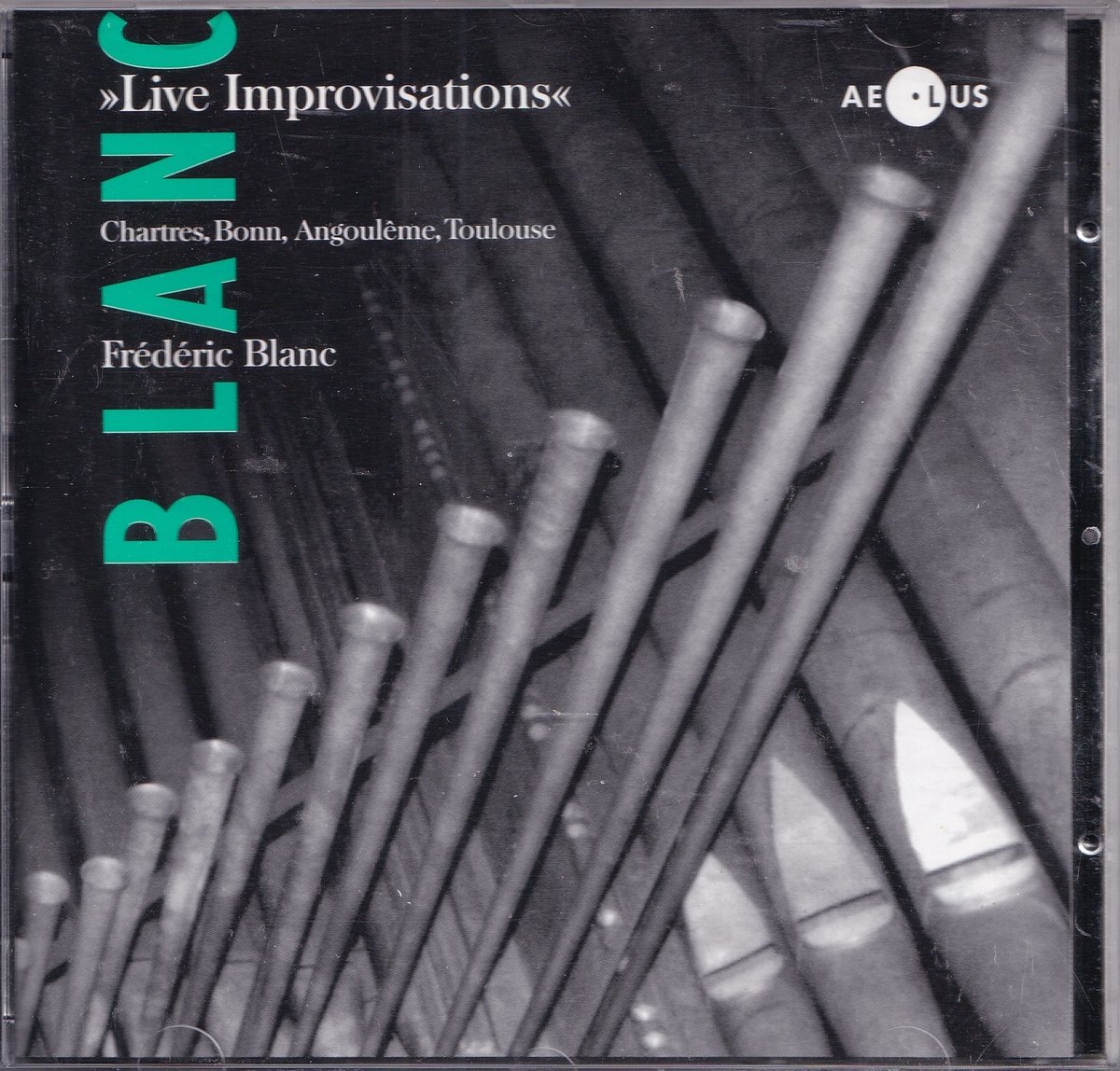 Live Improvisations - Diverse componisten - Frédéric Blanc bespeelt diverse orgels