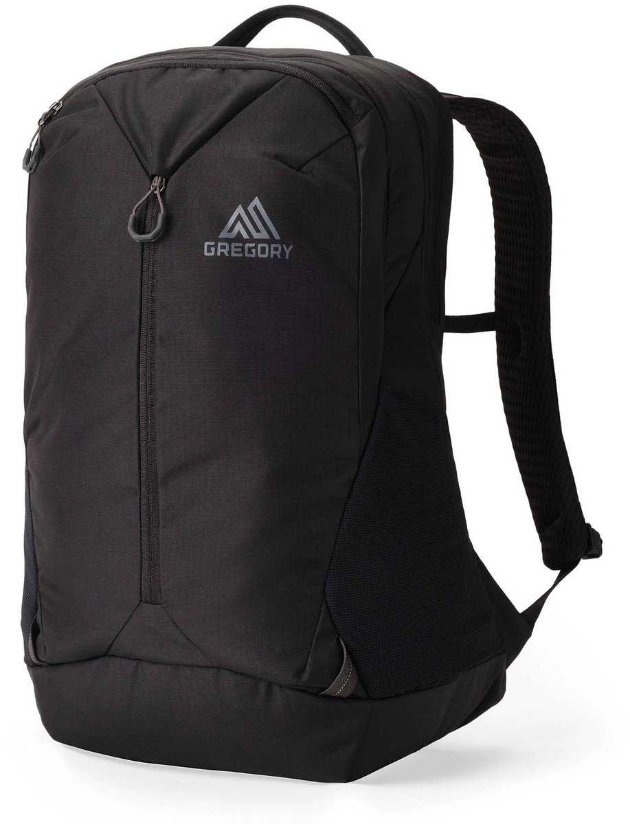 GREGORY vrijetijdsrugzak rugzak met laptopvak Rhune 28 Backpack Carbon Black zwart