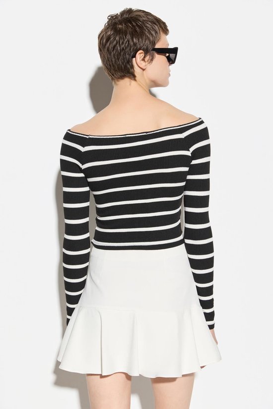 Robe Maxi De Maternité Casa Lee – Rayures Noires Et Blanches – Taille M – Neuve Sans Étiquette