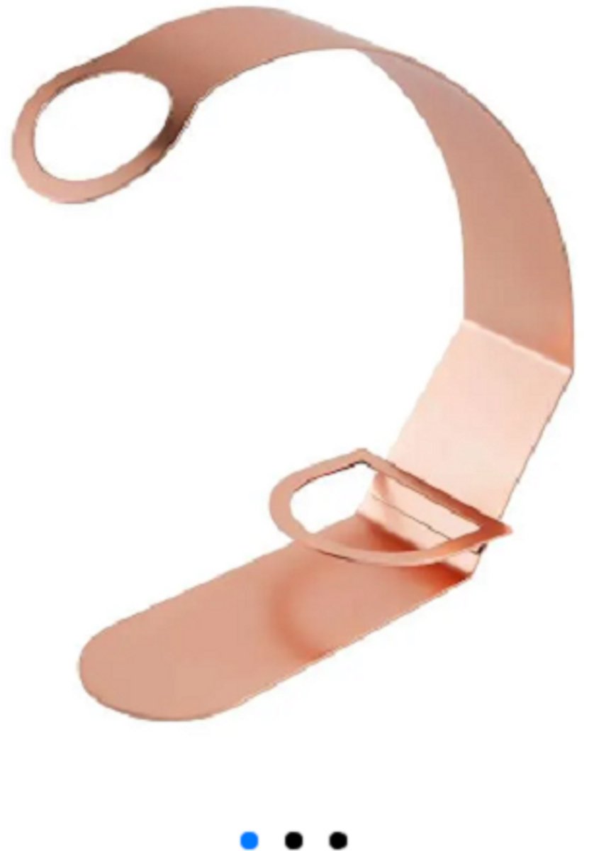 Buccan - Elegante roestvrijstalen wijnhouder - Rosé goud