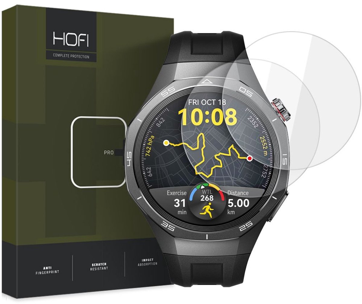 Hofi Gehard Glas Pro+ 2-Pack Voor Huawei Watch Gt 5 Pro 46Mm