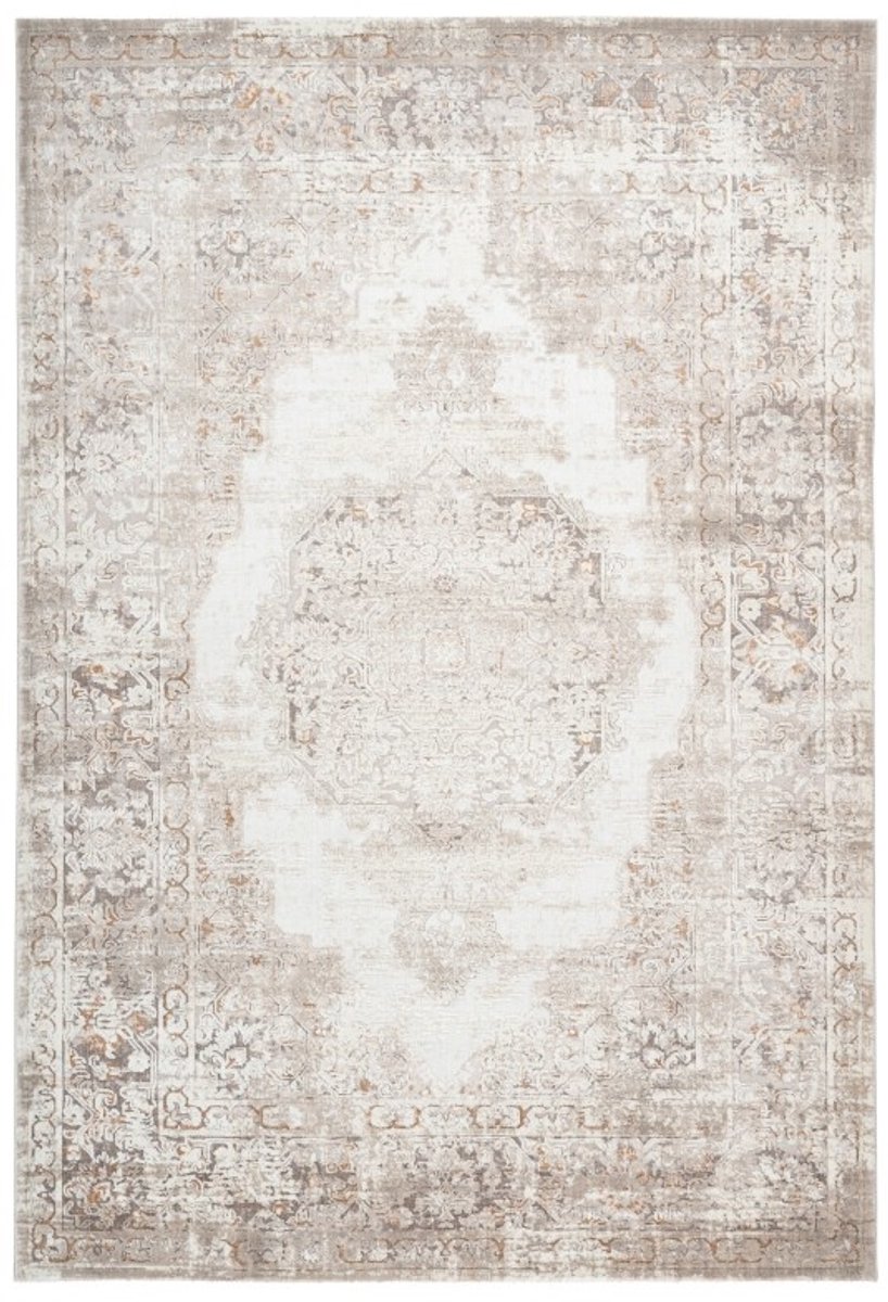 Muratap Paris Antik Laagpolig Velvet Vloerkleed Taupe/Beige- 120x170 CM