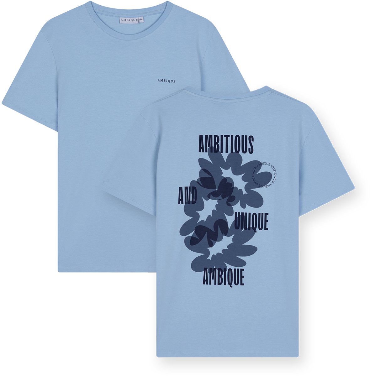 AMBIQUE - Jazz T-Shirt - Blauw - Maat 188