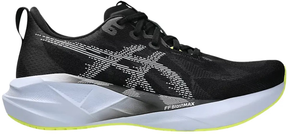 Asics novablast 5 in de kleur . Zwart