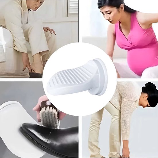 Douche Voetsteun - Krachtige zuignap zonder boren en antislip handig been pedaal voet wassen been scheerassistent herbruikbare eenvoudige voetsteun voor badkamer thuis