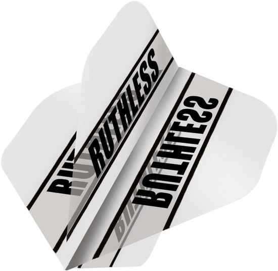 ABC Darts - Dart Flights - Ruthless Classic Wit - 10 sets (30 stuks) van ABC Darts — afbeelding 2