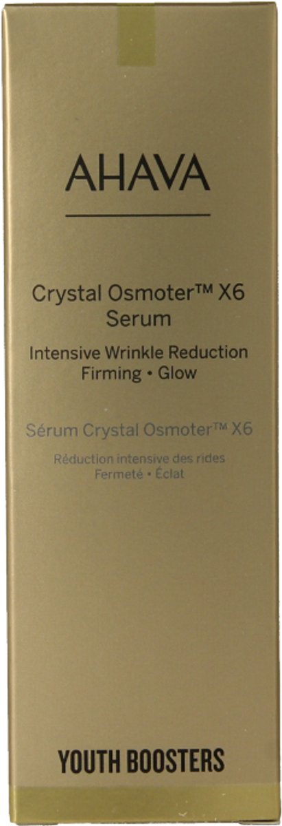 Goedkoopste AHAVA Gezichtsserum met kristallen uit de Dode Zee – Vermindert donkere kringen en fijne lijntjes – Verbetert de stevigheid en elasticiteit van de huid – Geeft een jeugdige gloed – VEGAN – Alcohol- en parabenenvrij – 30ml