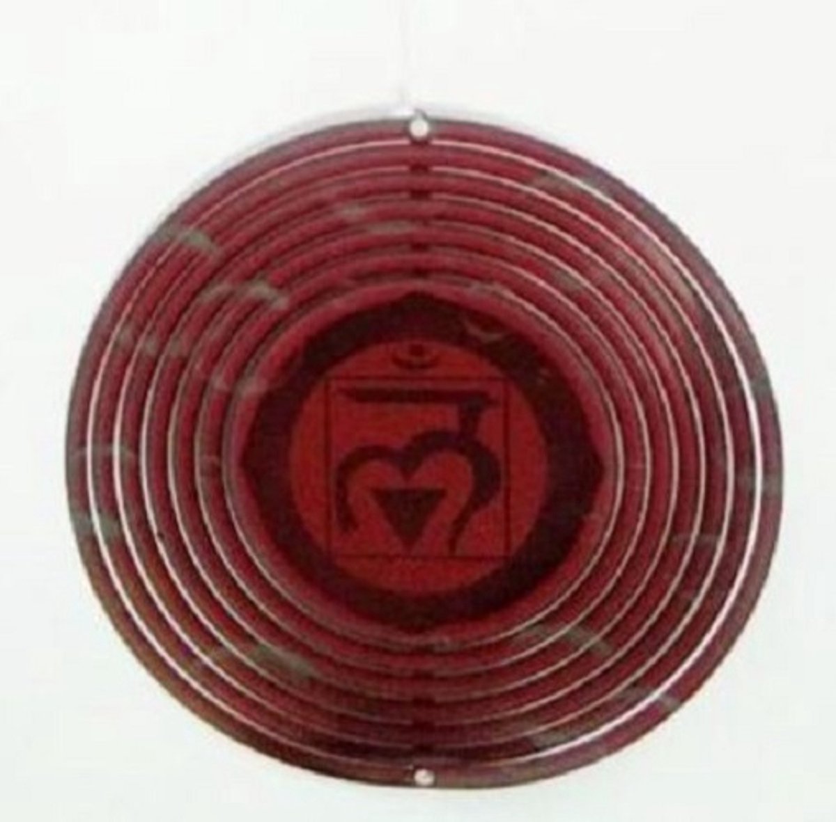 Windspinner - rood -basis chakra - nature's melody - Ø13 cm- CCS05RT