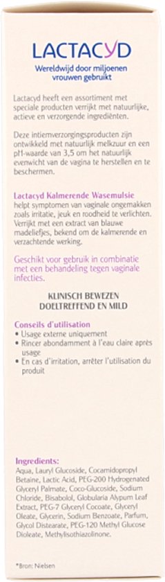 Lactacyd Kalmerende Wasemulsie - 250 ml - Intiemverzorging Wasemulsie