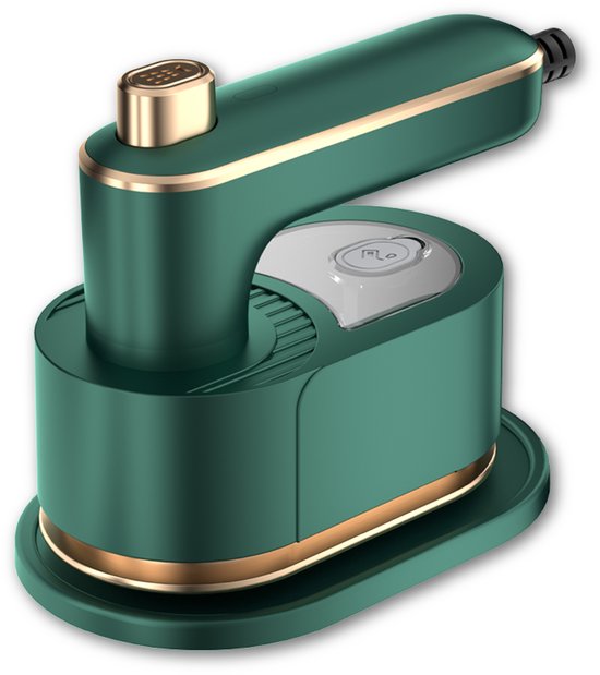 Colorful Sun® Mini Reisstrijkijzer met 180° Draaibare Handgreep – Met Sprayfunctie & Hittebestendige Voet – Draagbaar & Compact – 50ML Waterreservoir – 1,3M Snoer – Groen