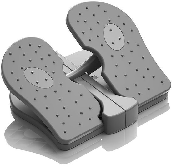 Beentrainer - Elektrische mini-hometrainer - Hometrainer voor onder het bureau - Stil en draagbaar - Fitnessapparatuur voor senioren - Mini-stepper - Revalidatiebeentrainer - Donkergrijs