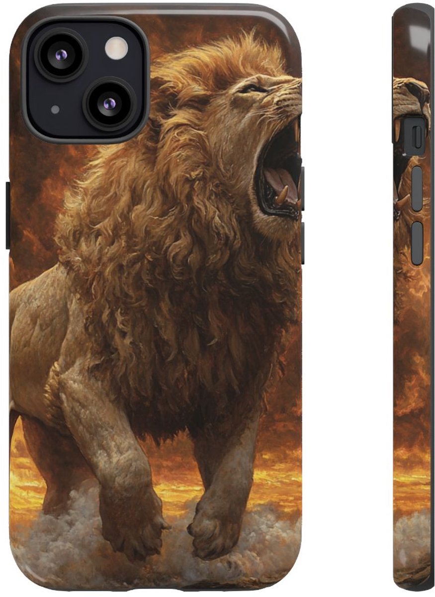 Schilderachtige Brullende Leeuw – Telefoonhoesje Geschikt voor iPhone 13