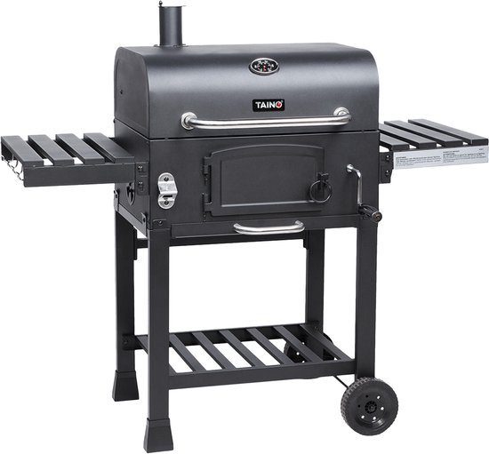 Barbecue au charbon de bois TAINO HERO XL - Chariot de BBQ standard pour fumoir à charbon