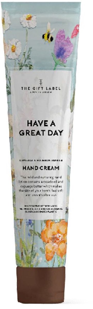 The Gift Label Handcrème - Kumquat & Bourbon Vanilla - Vegan & voedend - 40ml